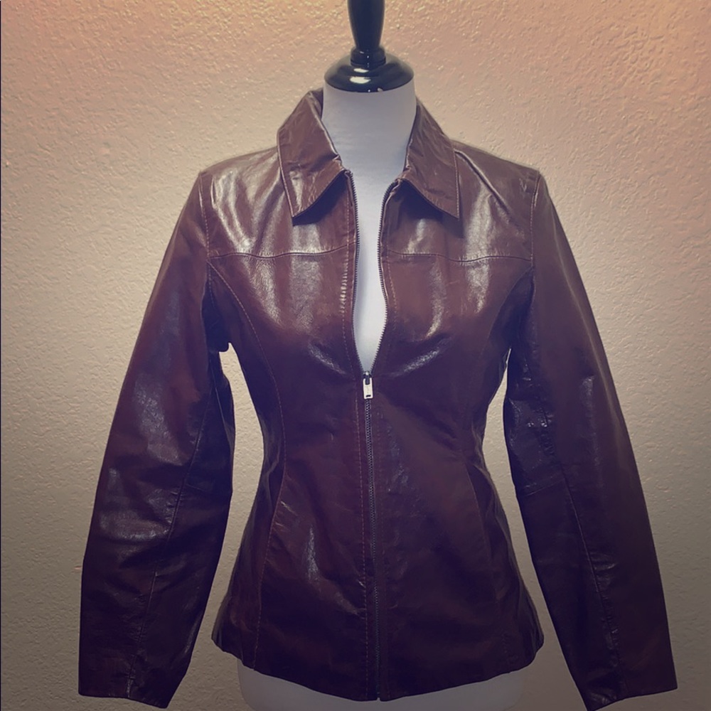 Wilson’s Real Leather Maxima Brown Jacket